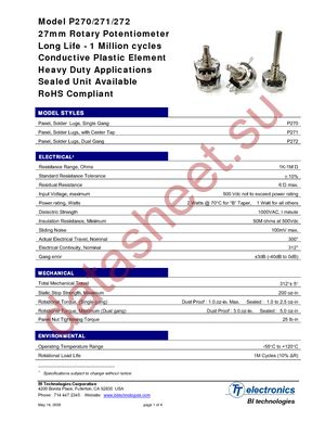 P270-DS22R1K datasheet  